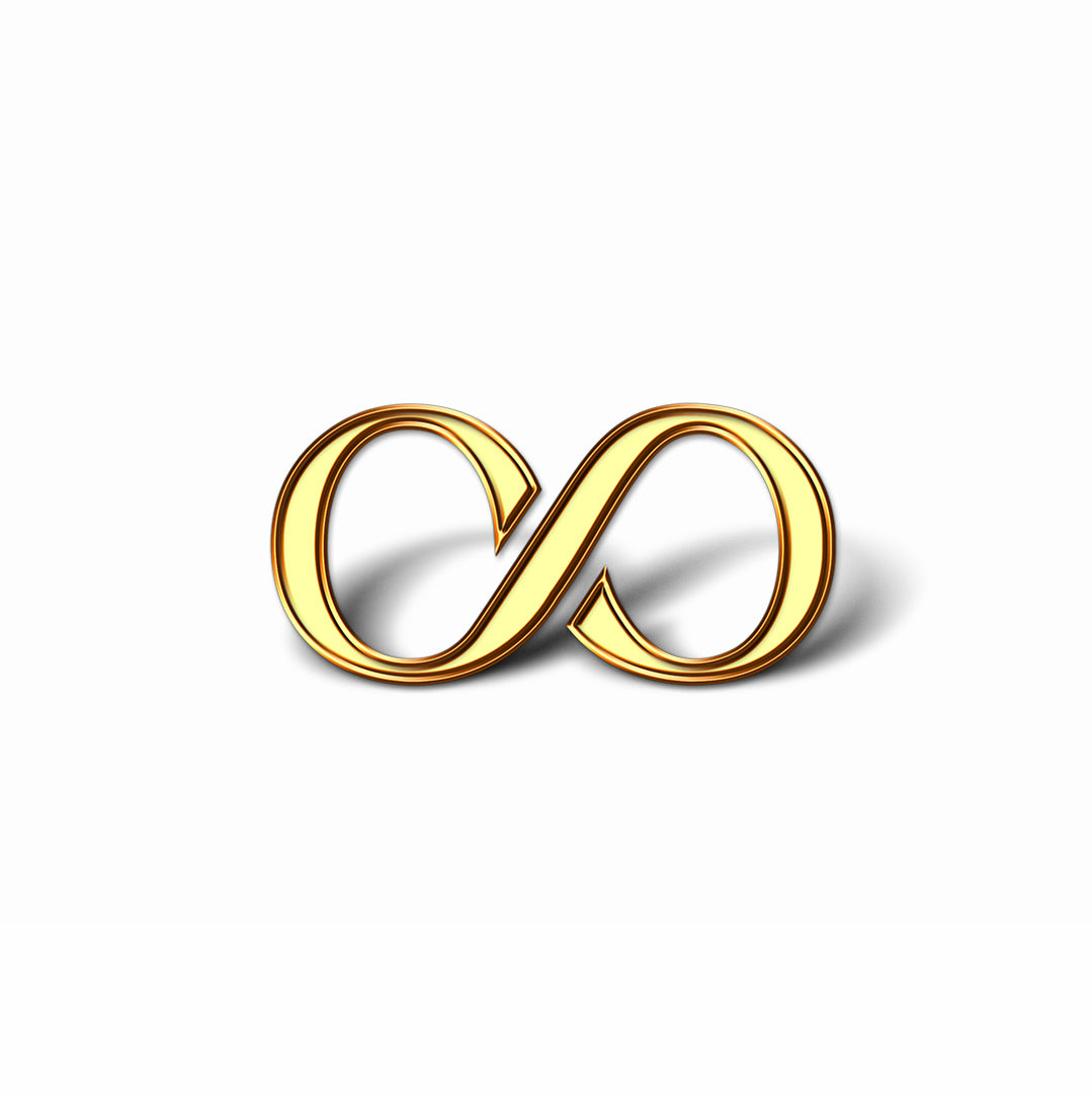 Gold Infinity Pin