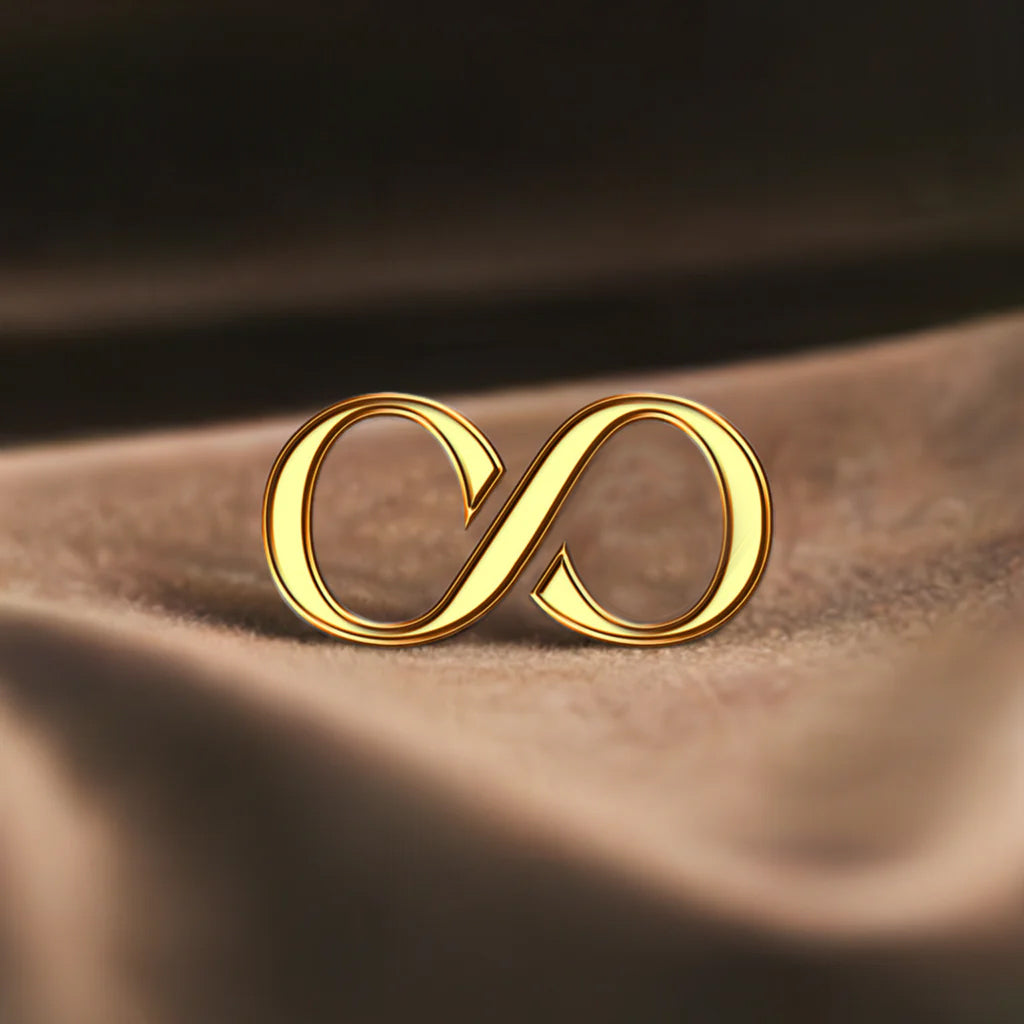 Gold Infinity Pin