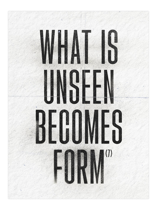 What is unseen becomes Form (7) — Haikus by Channing