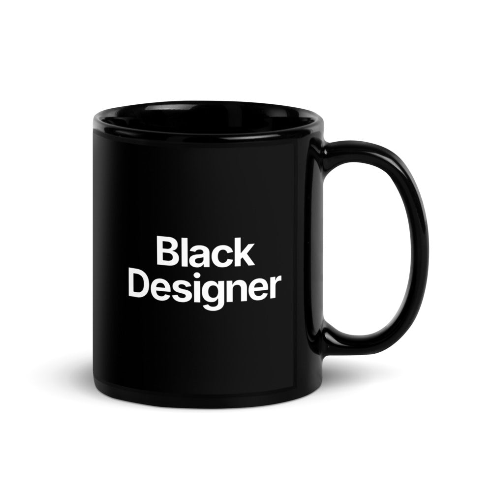 Black Designer Mug